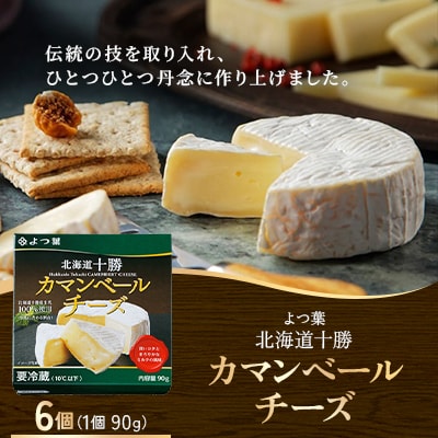 よつ葉 北海道十勝 カマンベールチーズ 90g×6個