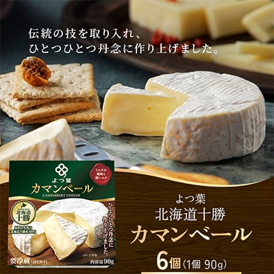 よつ葉 北海道十勝 カマンベールチーズ 90g×6個