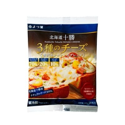 よつ葉 北海道十勝 3種のチーズ 贅沢モッツァレラブレンド 120g×6袋