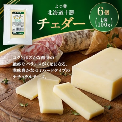 よつ葉 北海道十勝 チェダー 100g×6個