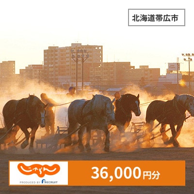 【じゃらんふるさと納税クーポン】 北海道帯広市でつかえる36,000円 クーポン
