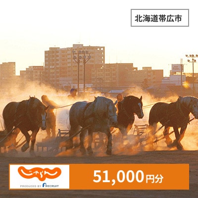 【じゃらんふるさと納税クーポン】 北海道帯広市でつかえる51,000円 クーポン