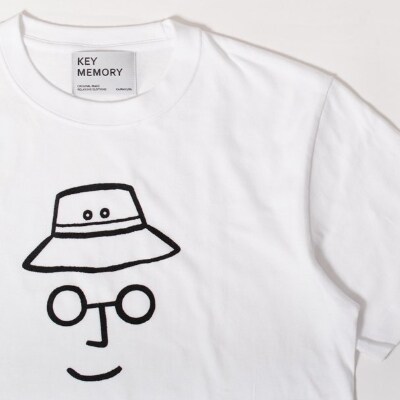 【KEYMEMORY】バケットハットTシャツ　WHITE　サイズ0