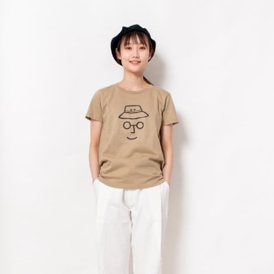 【KEYMEMORY】バケットハットTシャツ　BEIGE　サイズ0