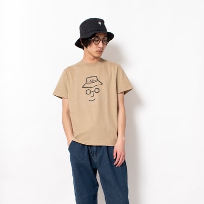【KEYMEMORY】バケットハットTシャツ　BEIGE　サイズ1