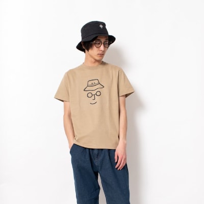 【KEYMEMORY】バケットハットTシャツ　BEIGE　サイズ2