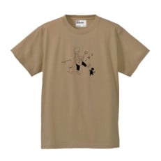 【KEYMEMORY】ミュージックTシャツ BEIGE サイズ0