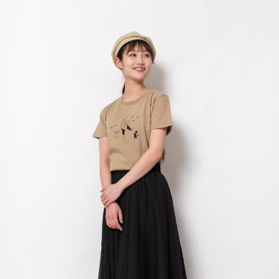 【KEYMEMORY】ミュージックTシャツ　BEIGE サイズ1