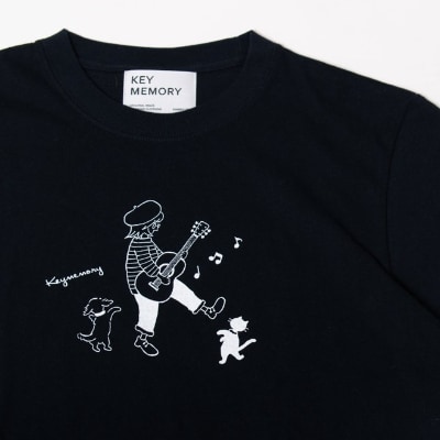 【KEYMEMORY】ミュージックTシャツ　NAVY　サイズ1