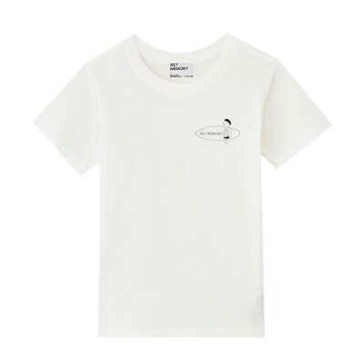 【KEYMEMORY】サーフTシャツ　WHITE　サイズ0