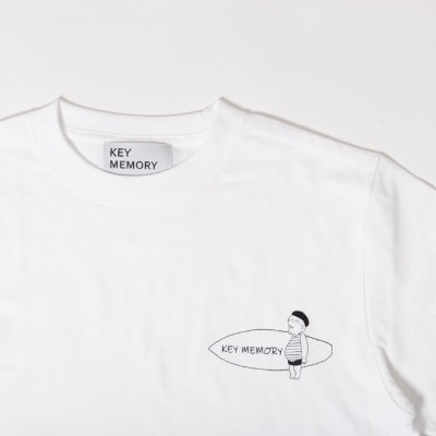 【KEYMEMORY】サーフTシャツ　WHITE　サイズ2