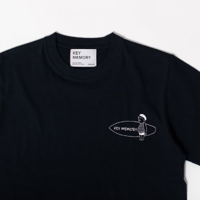 【KEYMEMORY】サーフTシャツ　NAVY　サイズ2