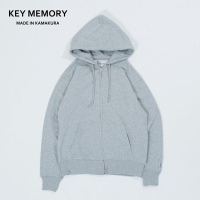 【KEYMEMORY】Zipパーカー GRAY サイズ0