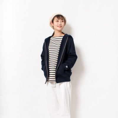 【KEYMEMORY】Zipパーカー NAVY サイズ0