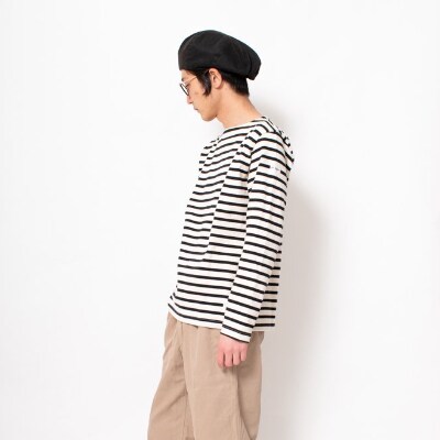 【KEYMEMORY】バスクシャツ STRIPE サイズ2