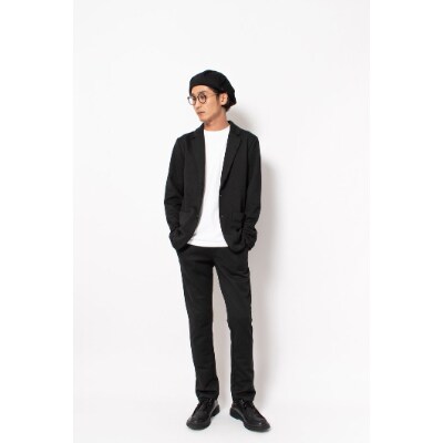 【KEYMEMORY】ポンチセットアップ(上下セット)BLACK　サイズ1