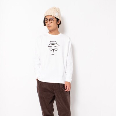 【KEYMEMORY】バケットハットロングTシャツ　WHITE(2)