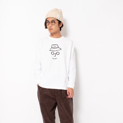 【KEYMEMORY】バケットハットロングTシャツ　WHITE(3)
