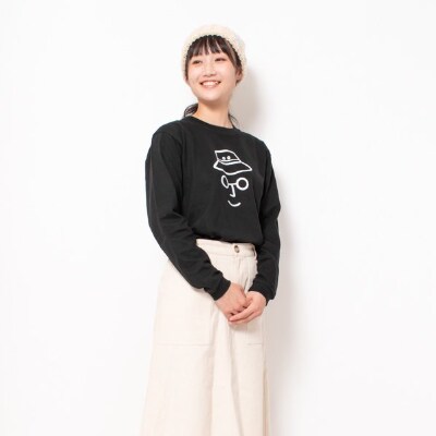 【KEYMEMORY】バケットハットロングTシャツ　BLACK(0)