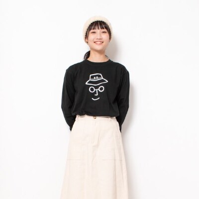 【KEYMEMORY】バケットハットロングTシャツ　BLACK(0)