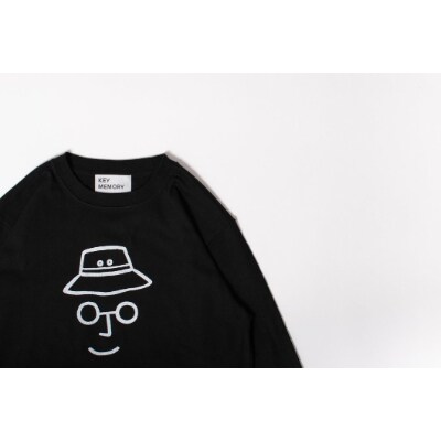 【KEYMEMORY】バケットハットロングTシャツ　BLACK(0)