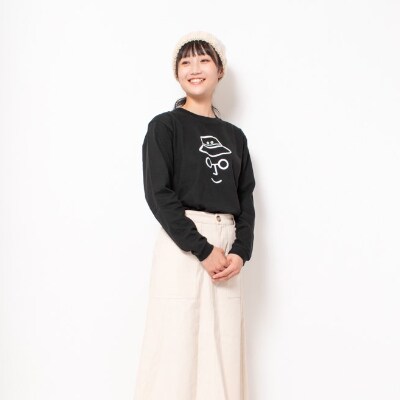 【KEYMEMORY】バケットハットロングTシャツ　BLACK(1)