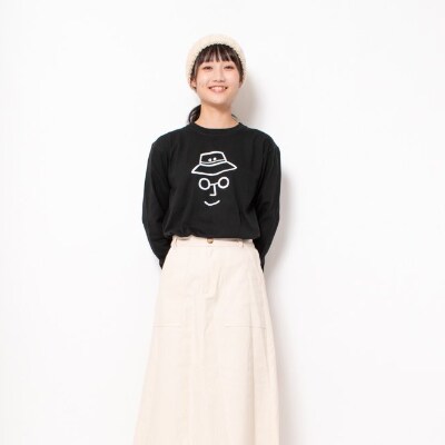 【KEYMEMORY】バケットハットロングTシャツ　BLACK(1)