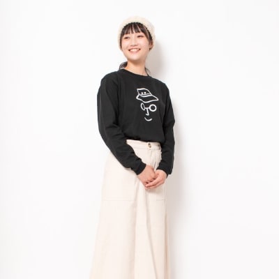 【KEYMEMORY】バケットハットロングTシャツ　BLACK(2)