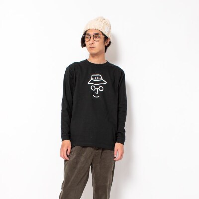 【KEYMEMORY】バケットハットロングTシャツ　BLACK(2)