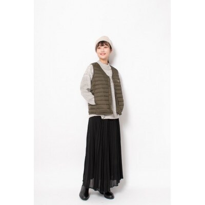 【KEY MEMORY】インナーダウンベスト　OLIVE　2
