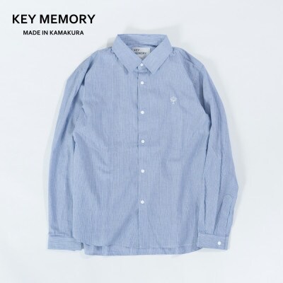 【KEYMEMORY鎌倉】スナップボタンシャツ STRIPE　サイズ2