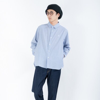 【KEYMEMORY鎌倉】スナップボタンシャツ STRIPE　サイズ2