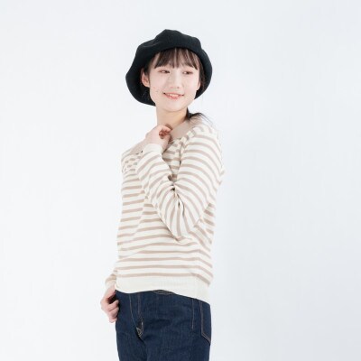 【KEYMEMORY鎌倉】カラーマリンニット BEIGE