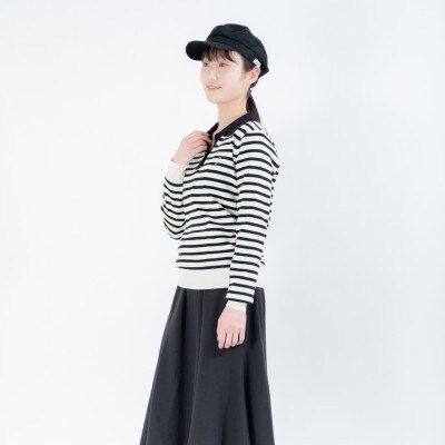 【KEYMEMORY鎌倉】カラーマリンニット BLACK