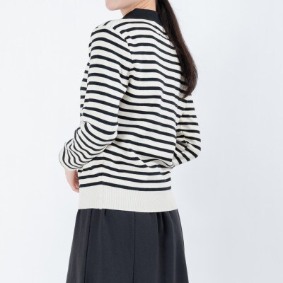 【KEYMEMORY鎌倉】カラーマリンニット BLACK