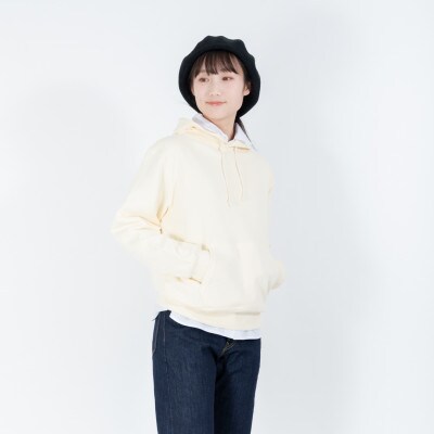【KEYMEMORY鎌倉】パイルフードパーカー NATURAL　サイズ0