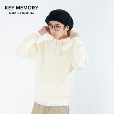 【KEYMEMORY鎌倉】パイルフードパーカー NATURAL　サイズ2