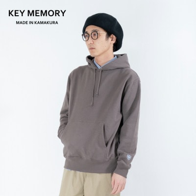 【KEYMEMORY鎌倉】パイルフードパーカー C.GRAY　サイズ2