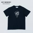 【KEYMEMORY鎌倉】セーラー帽イラストTシャツ NAVY　サイズ1