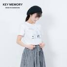 【KEYMEMORY鎌倉】Sea heartイラストTシャツ WHITE　サイズ0