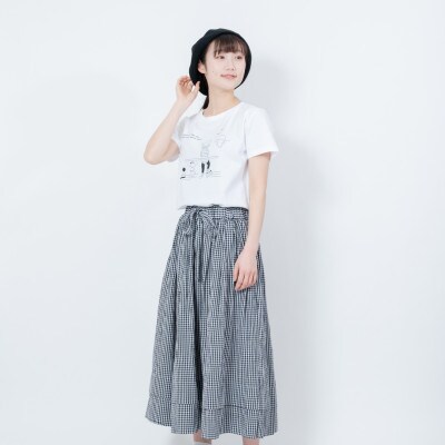 【KEYMEMORY鎌倉】Sea heartイラストTシャツ WHITE　サイズ0