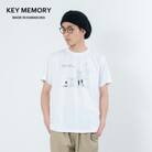 【KEYMEMORY鎌倉】Sea heartイラストTシャツ WHITE　サイズ2