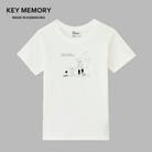 【KEYMEMORY鎌倉】Sea heartイラストTシャツ WHITE　サイズ3