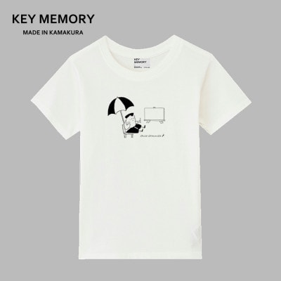 【KEYMEMORY鎌倉】GrenouilleイラストTシャツ WHITE　サイズ2