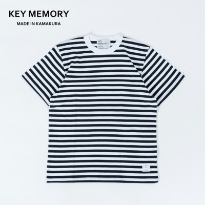 【KEYMEMORY鎌倉】マリン半袖Tシャツ　BLACK　サイズ1