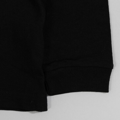 セーラー帽イラストロングTシャツ　BLACK　サイズ0