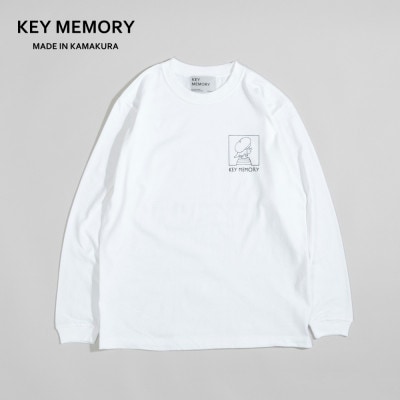 ウィンドーイラストロングTシャツ　WHITE　サイズ3