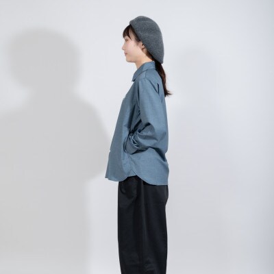 スナップボタンシャツ　BLUE　サイズ0