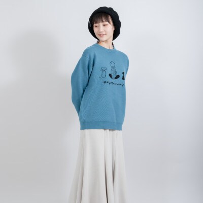 Timeニット　BLUE　サイズ0