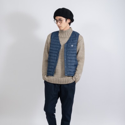 インナーダウンベスト NAVY　サイズ1